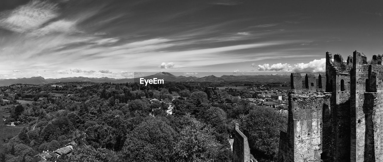 PANORAMIC SHOT OF CITY BUILDINGS