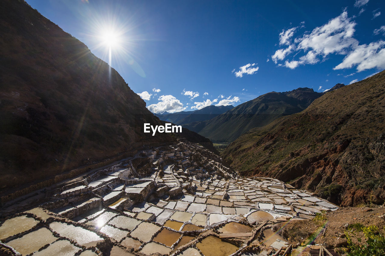 Salinas above urubamba in the sacred valley of the incas, peru