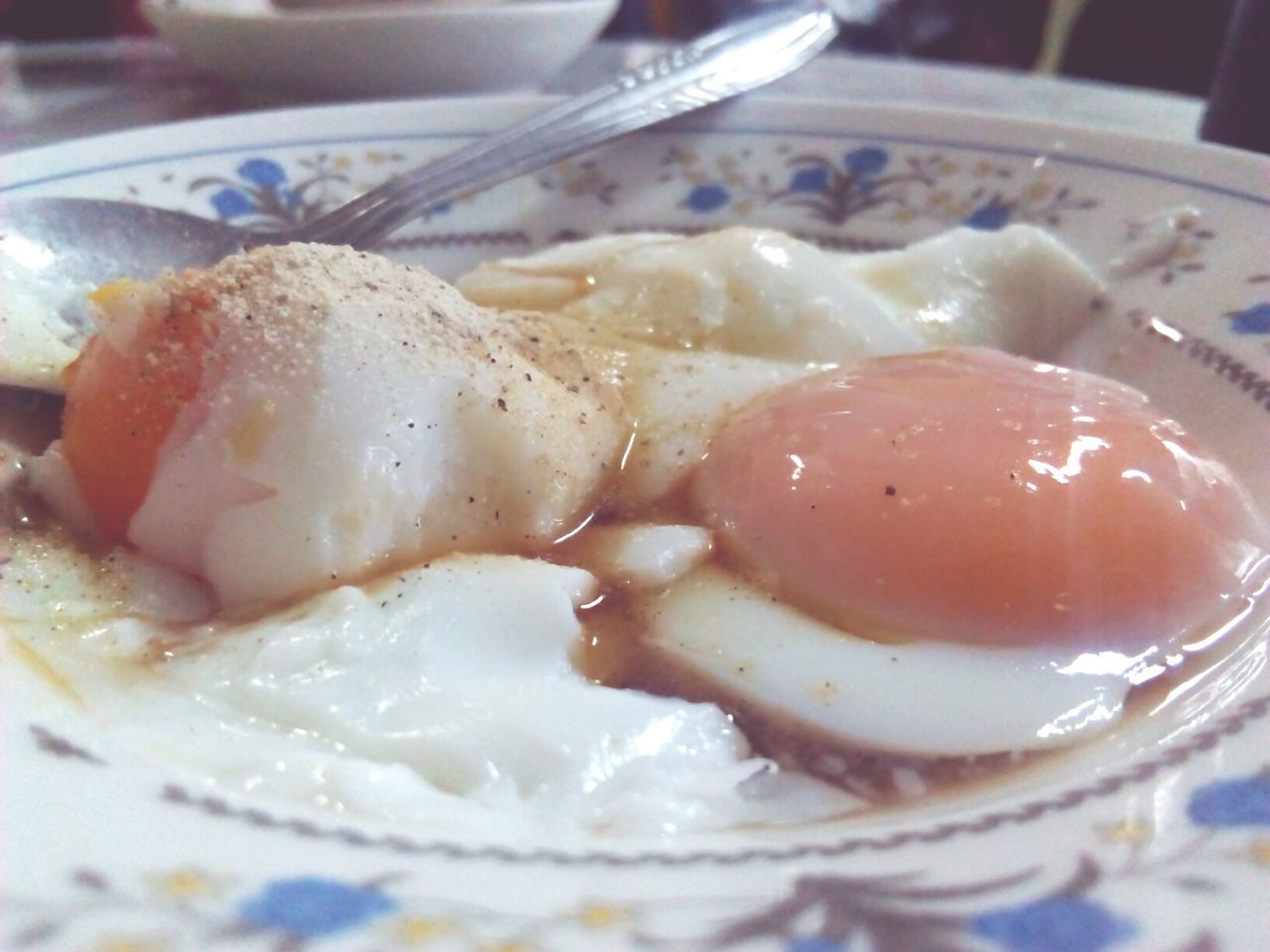 CLOSE-UP OF DESSERT