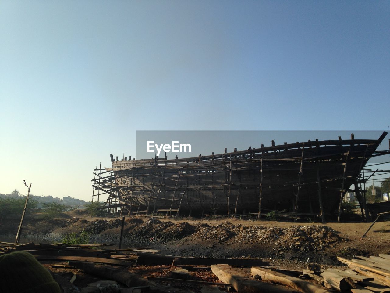 CONSTRUCTION SITE AGAINST SKY