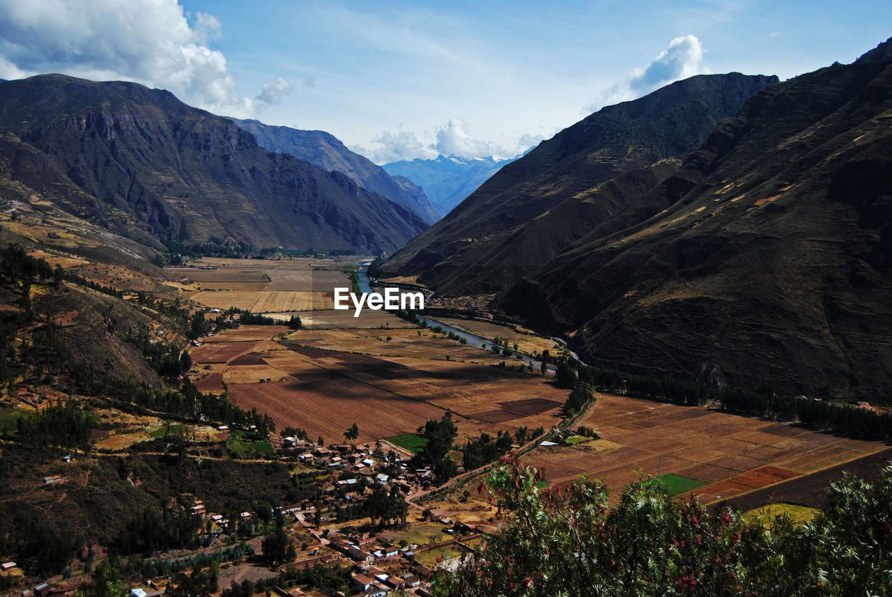 Aerial view of landscape