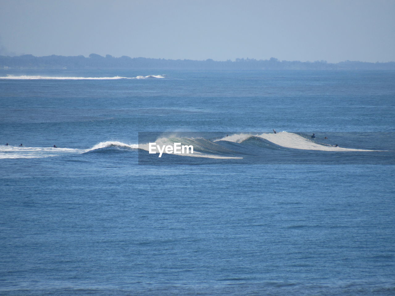 VIEW OF SEA AGAINST CLEAR SKY