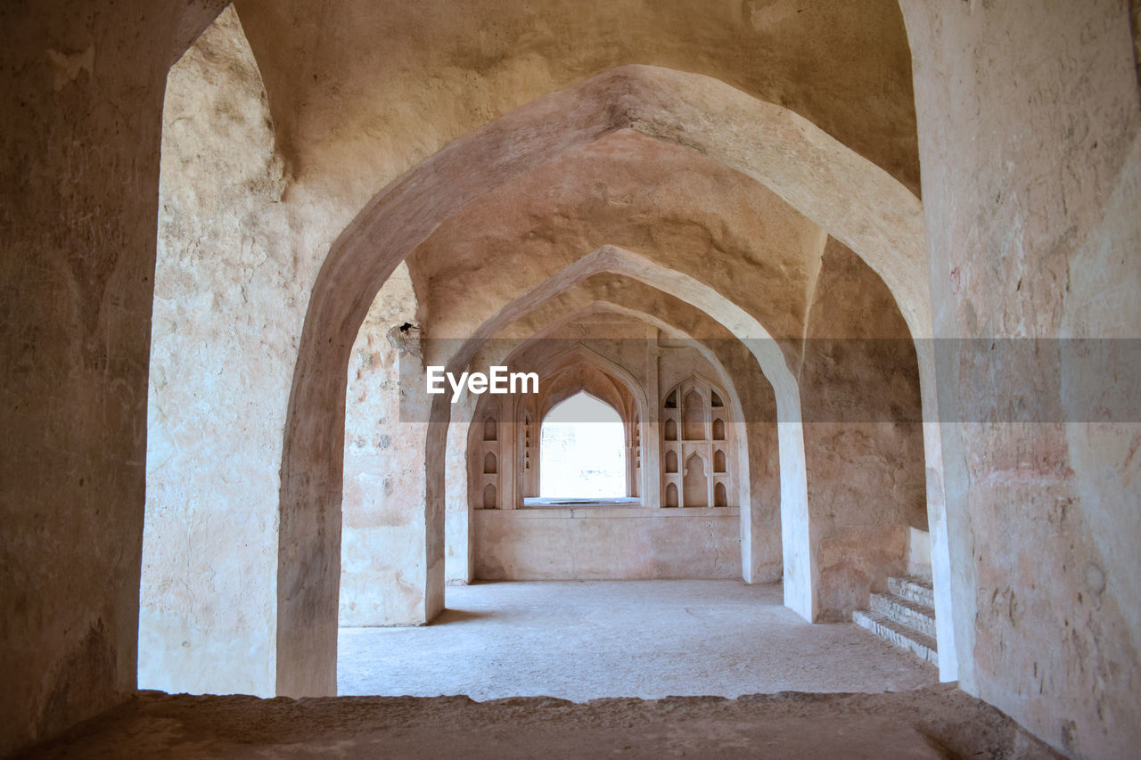 Corridor of old building