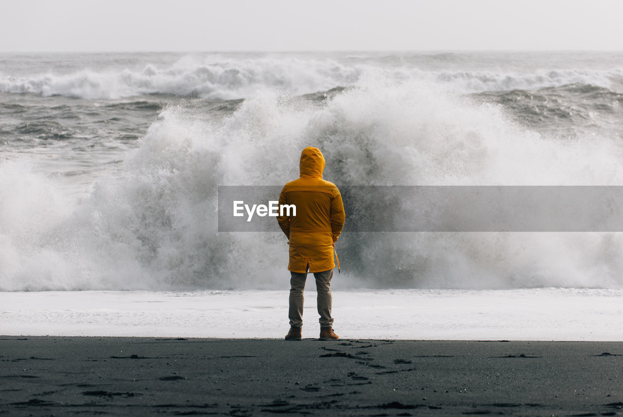 Man standing at beach