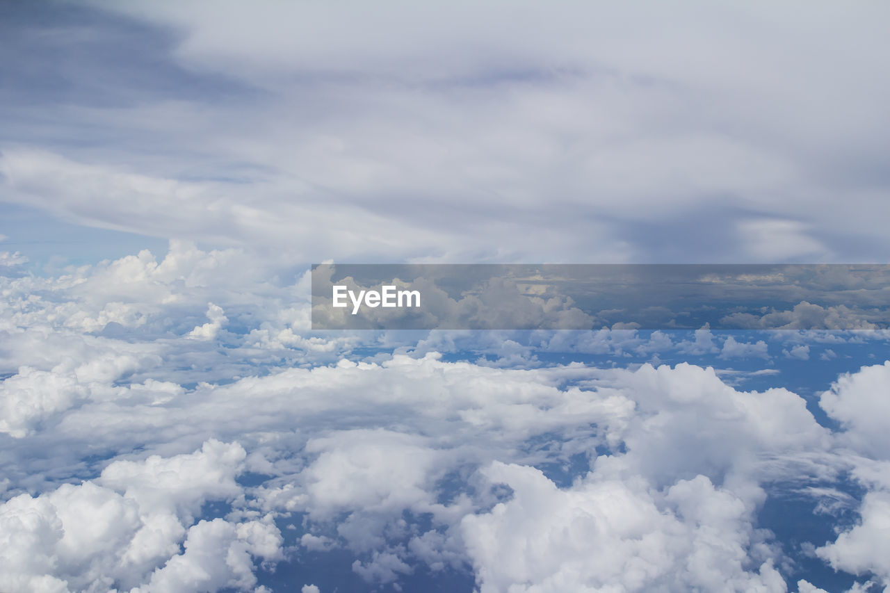 Low angle view of clouds in sky