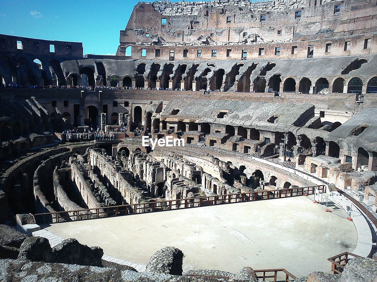 Historic colosseum building