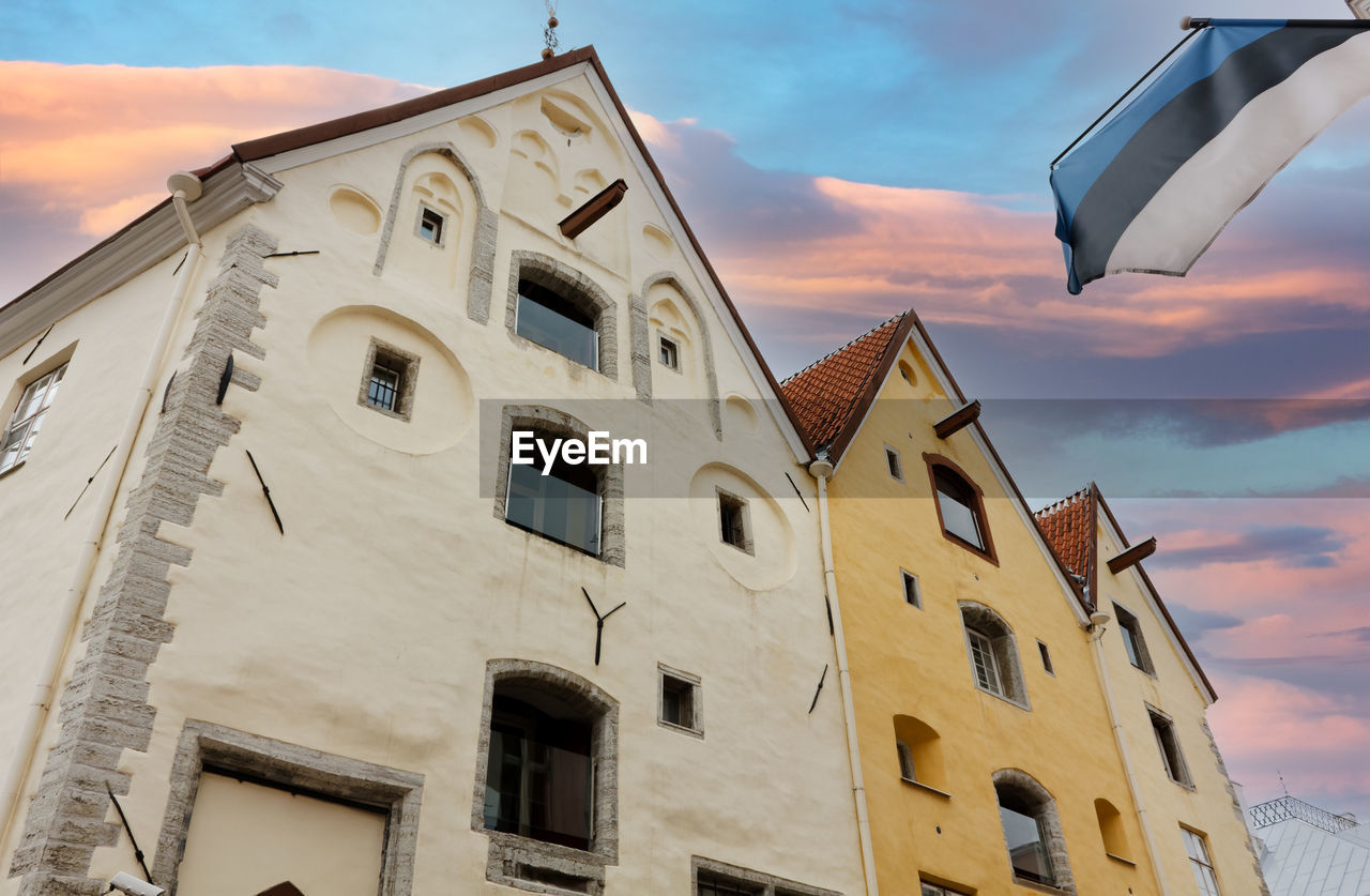 Tallinn, estonia - july 21, 2013 - historic building called three sisters in the old town