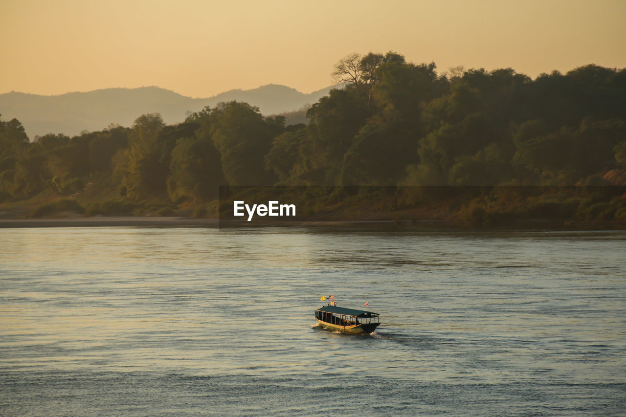 Scenic view of river against sky