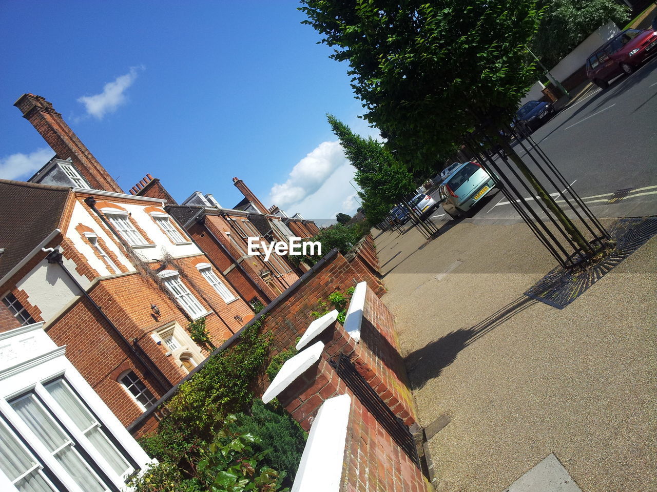 View of street against sky