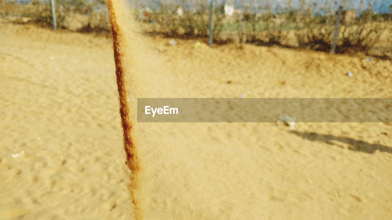 Close-up of sand