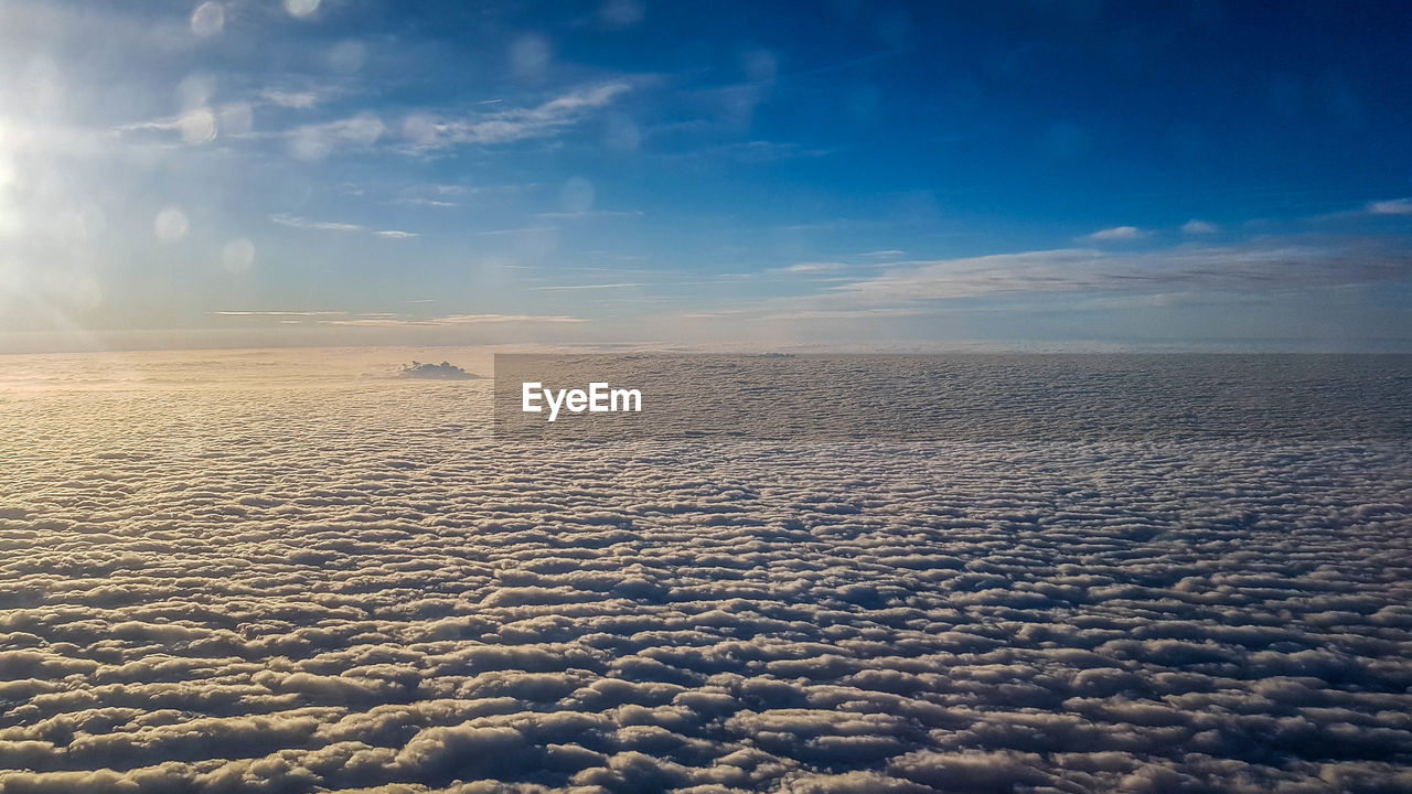 AERIAL VIEW OF LAND AGAINST SKY