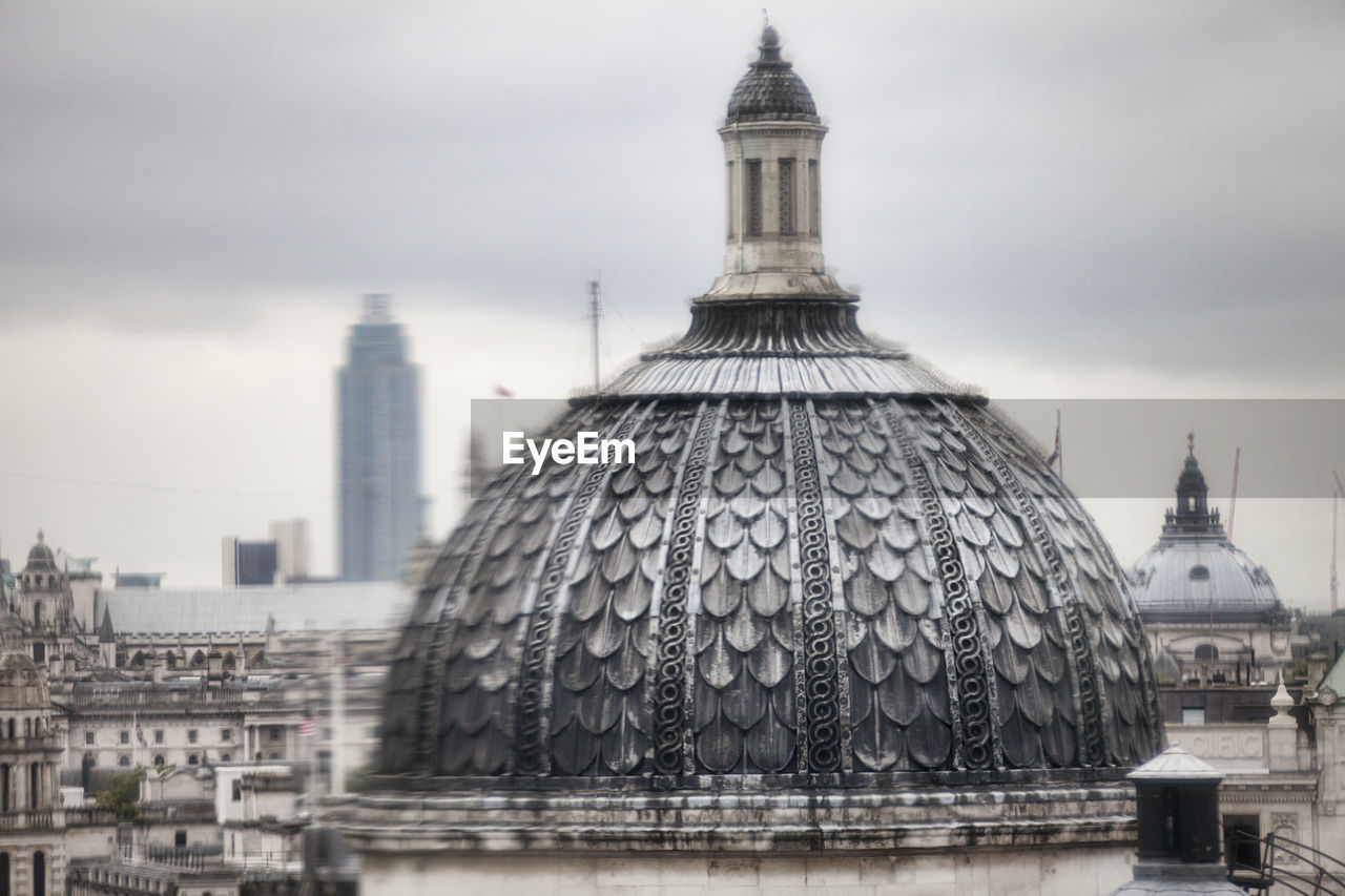 Close-up of a cupola roof against sky