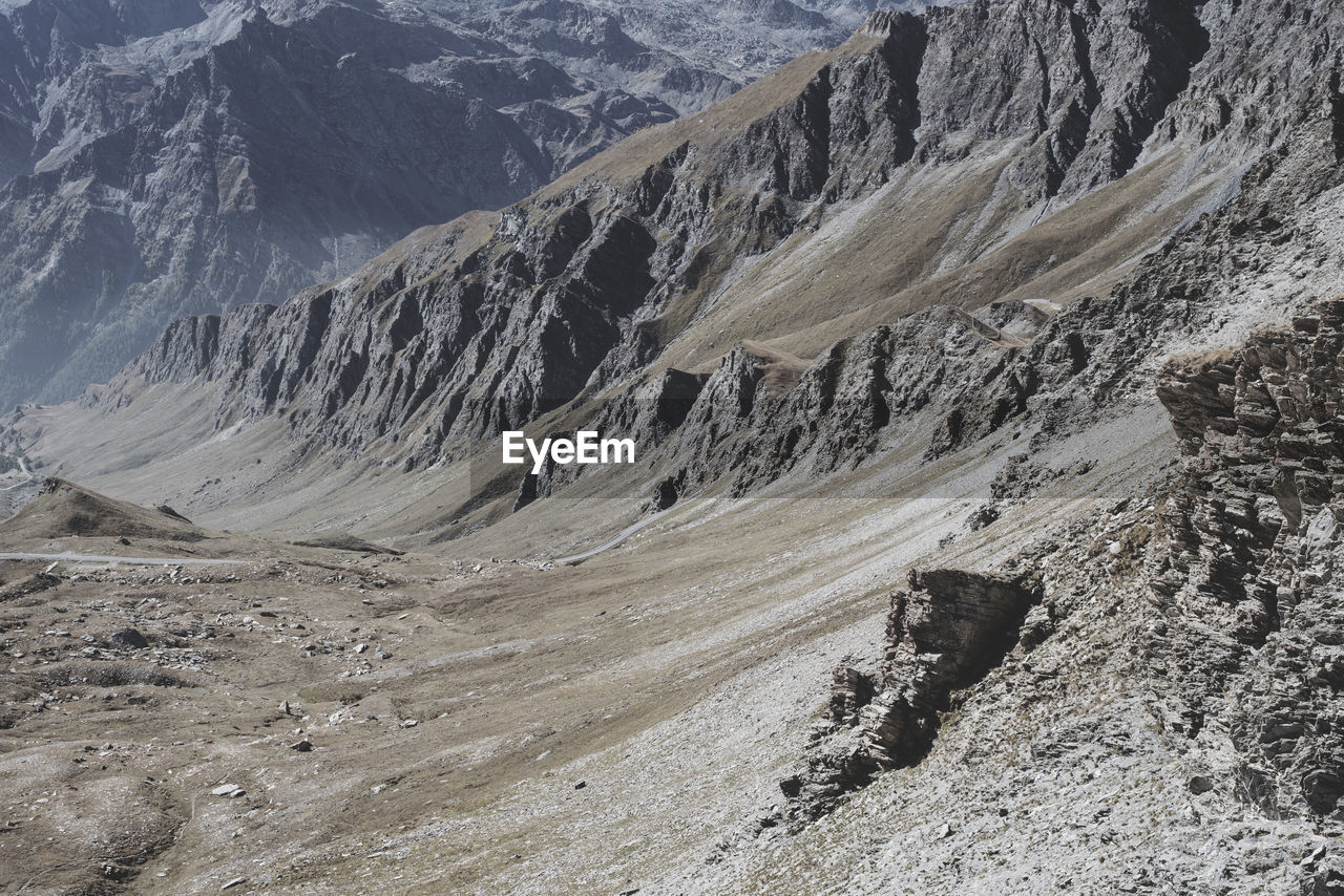 Scenic view of snowcapped mountains