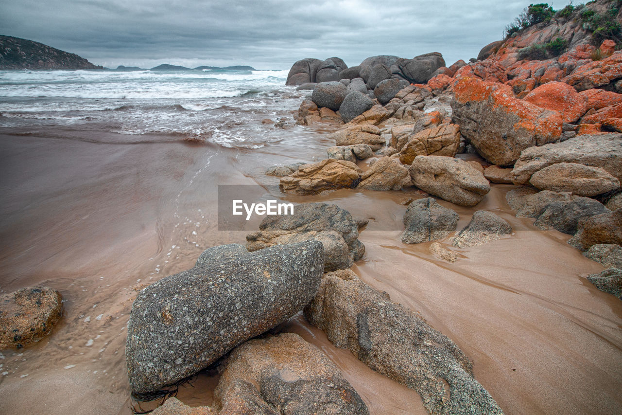 ROCKS ON BEACH