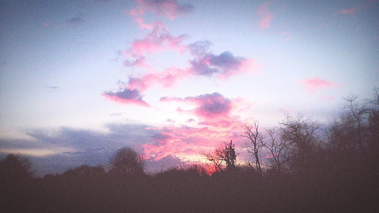 LOW ANGLE VIEW OF SKY AT SUNSET