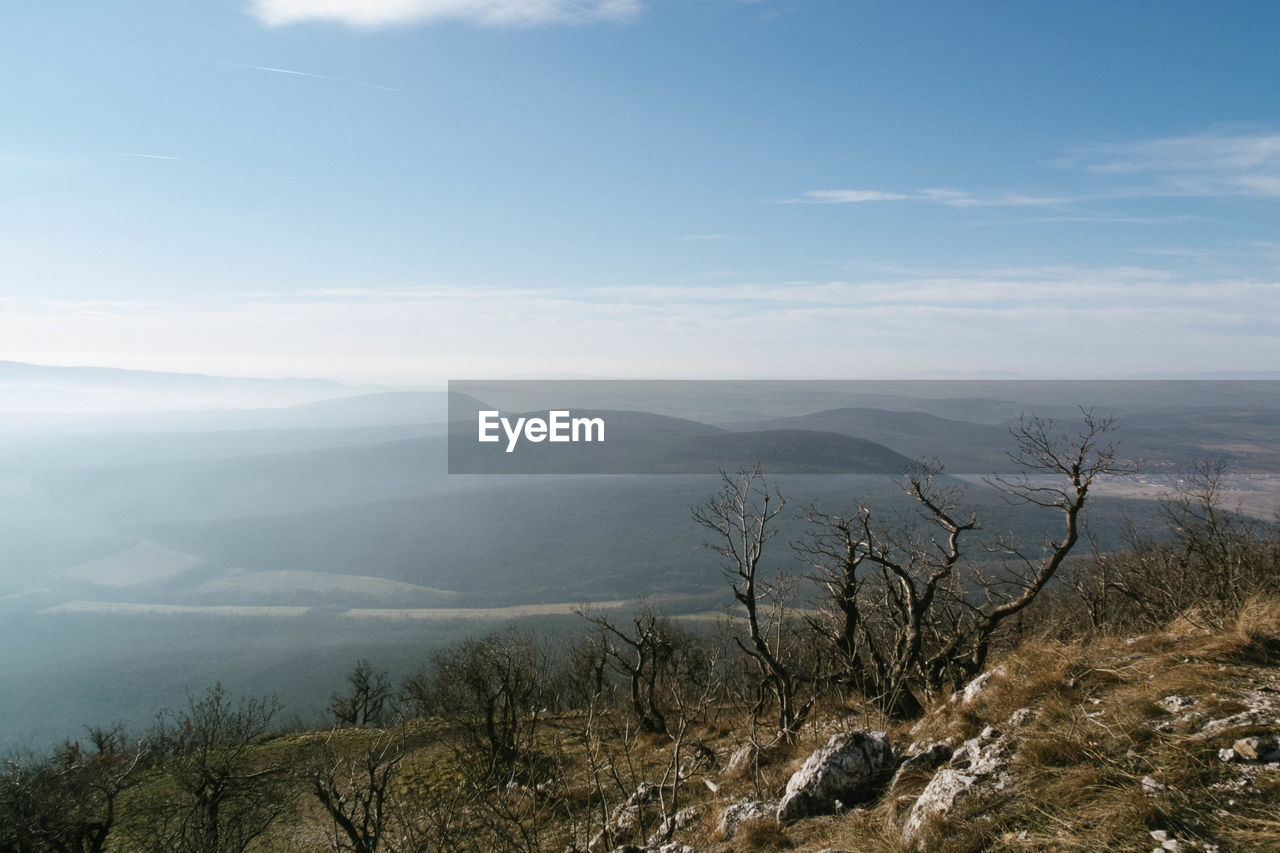 Scenic view of landscape against sky