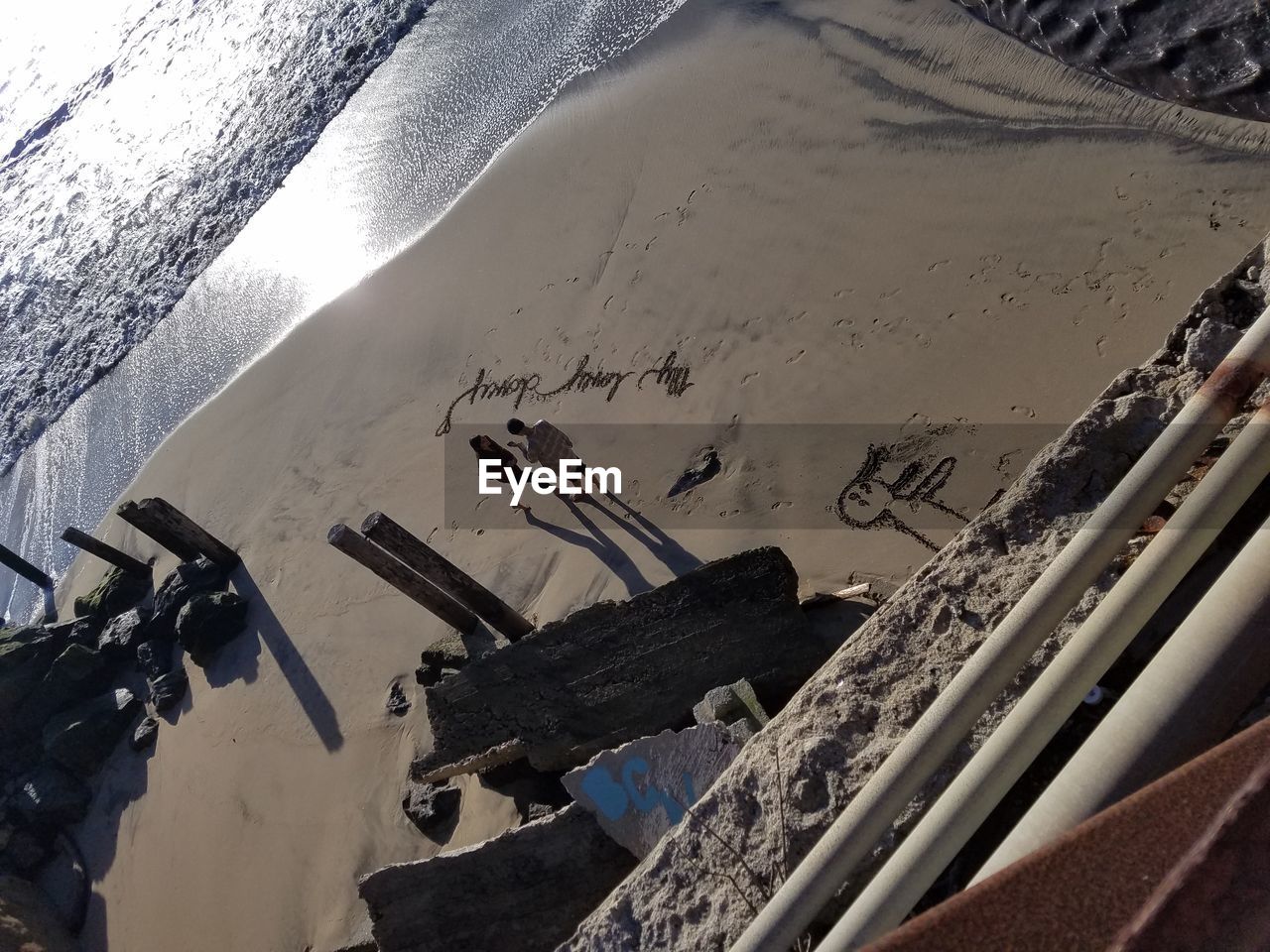 PANORAMIC SHOT OF SAND AGAINST SKY