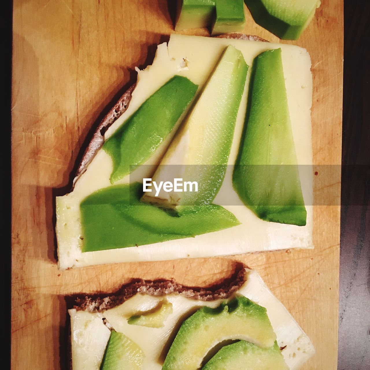 Close-up of snack on table