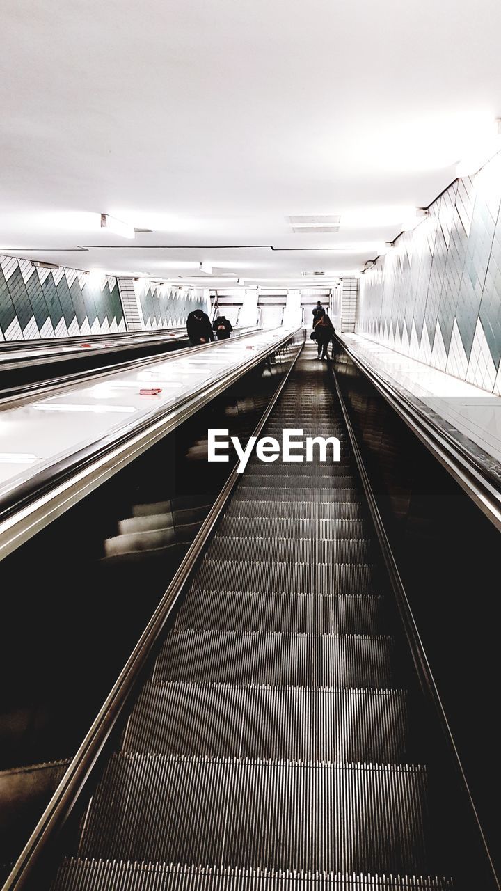 VIEW OF ESCALATORS