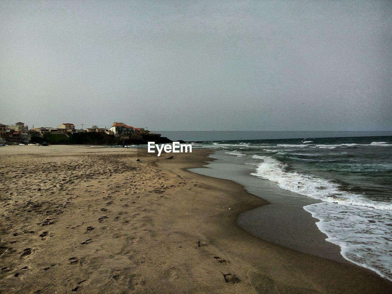 BEACH AGAINST CLEAR SKY