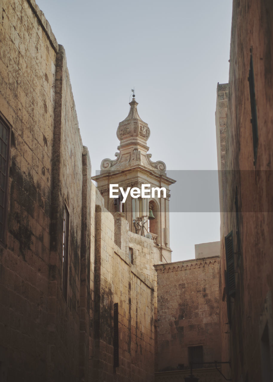 Old streets of mdina ancient city in malta