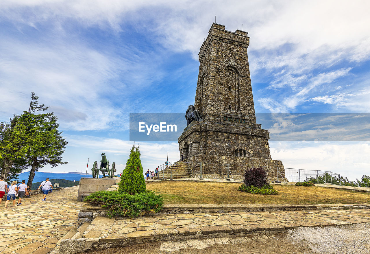 View of shipka monument, bulgaria