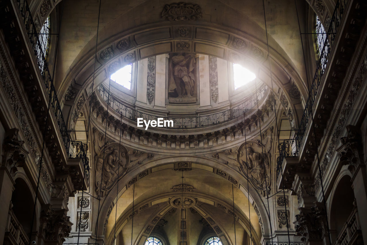 Majestic huge architecture of the saint paul church in paris