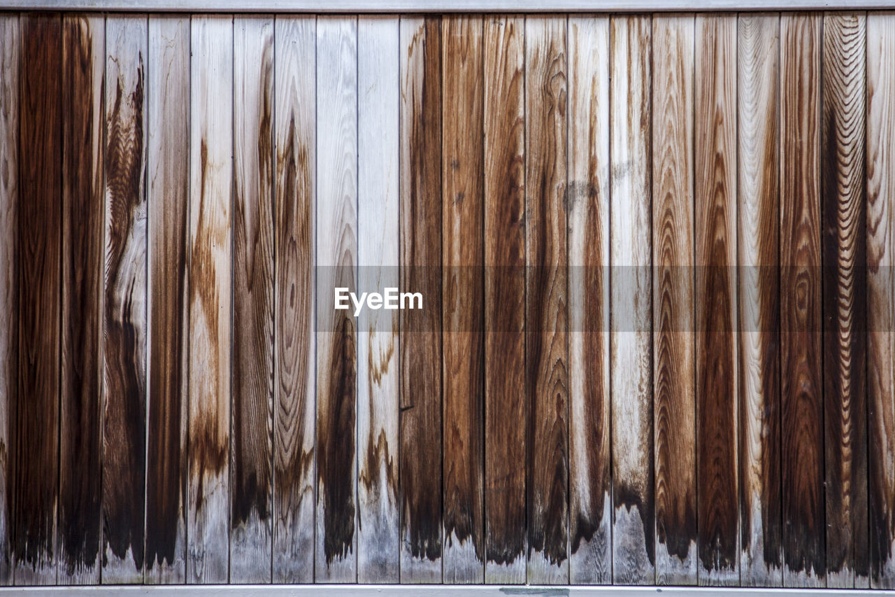 View of wooden paneling