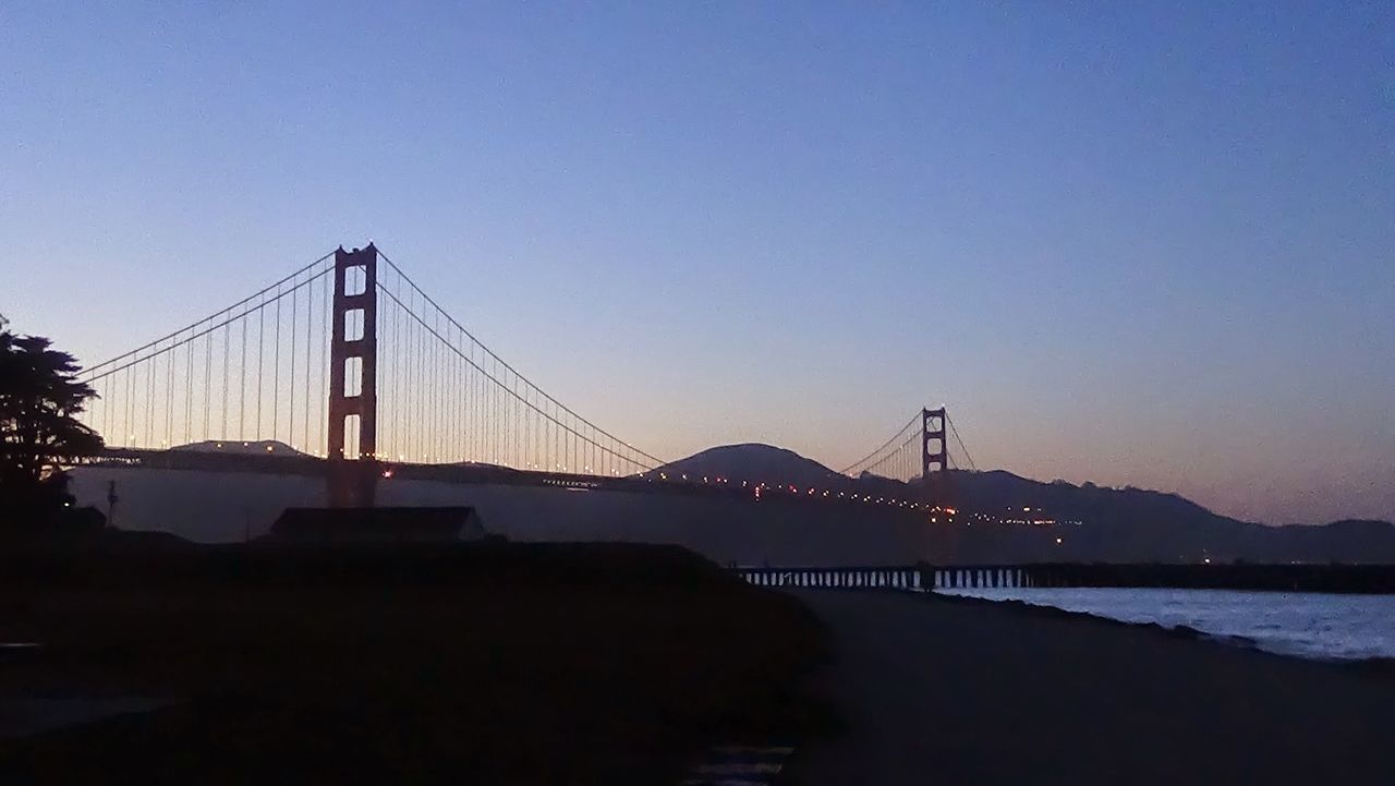 VIEW OF BRIDGE OVER RIVER