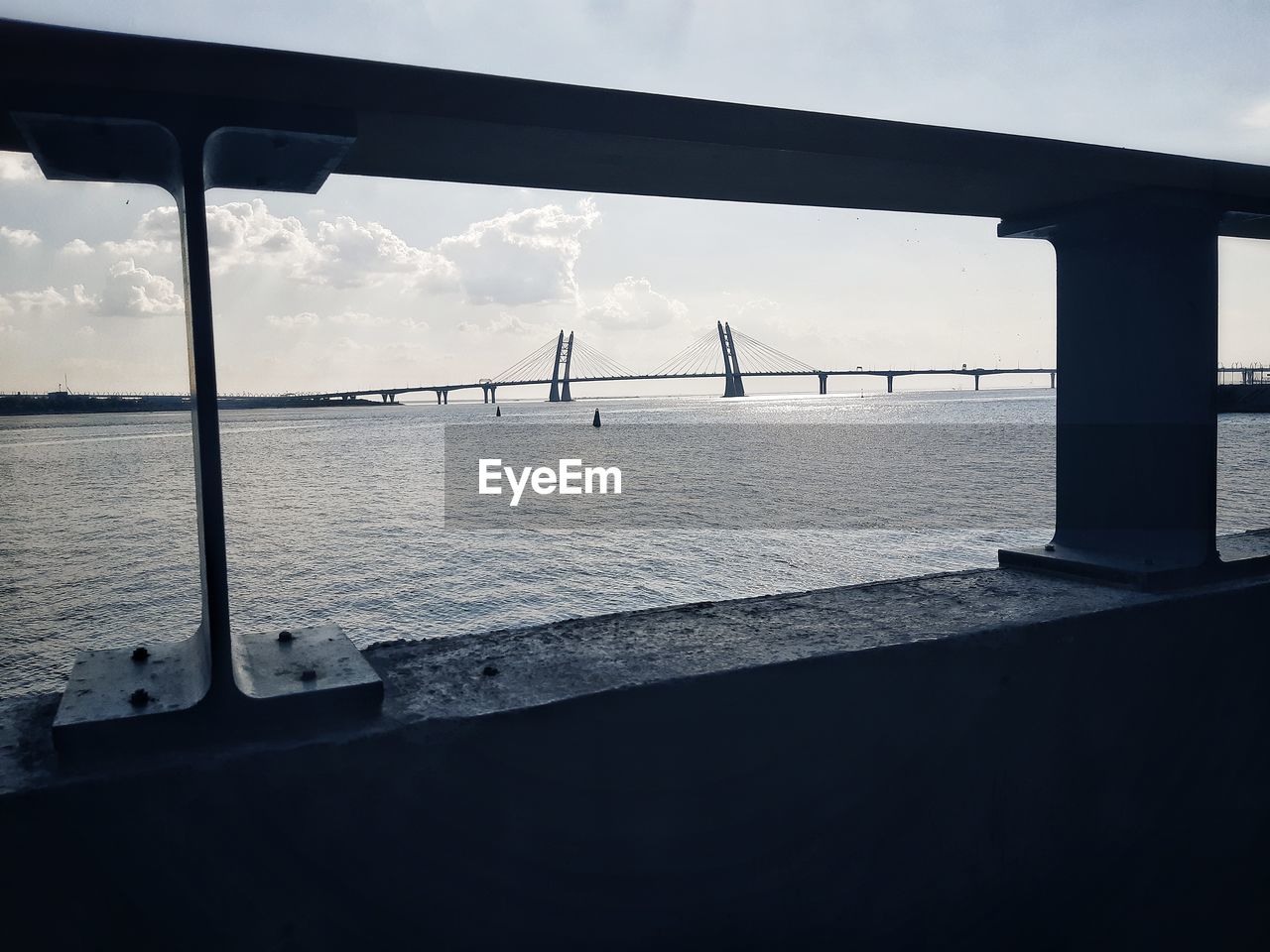 BRIDGE OVER CALM SEA