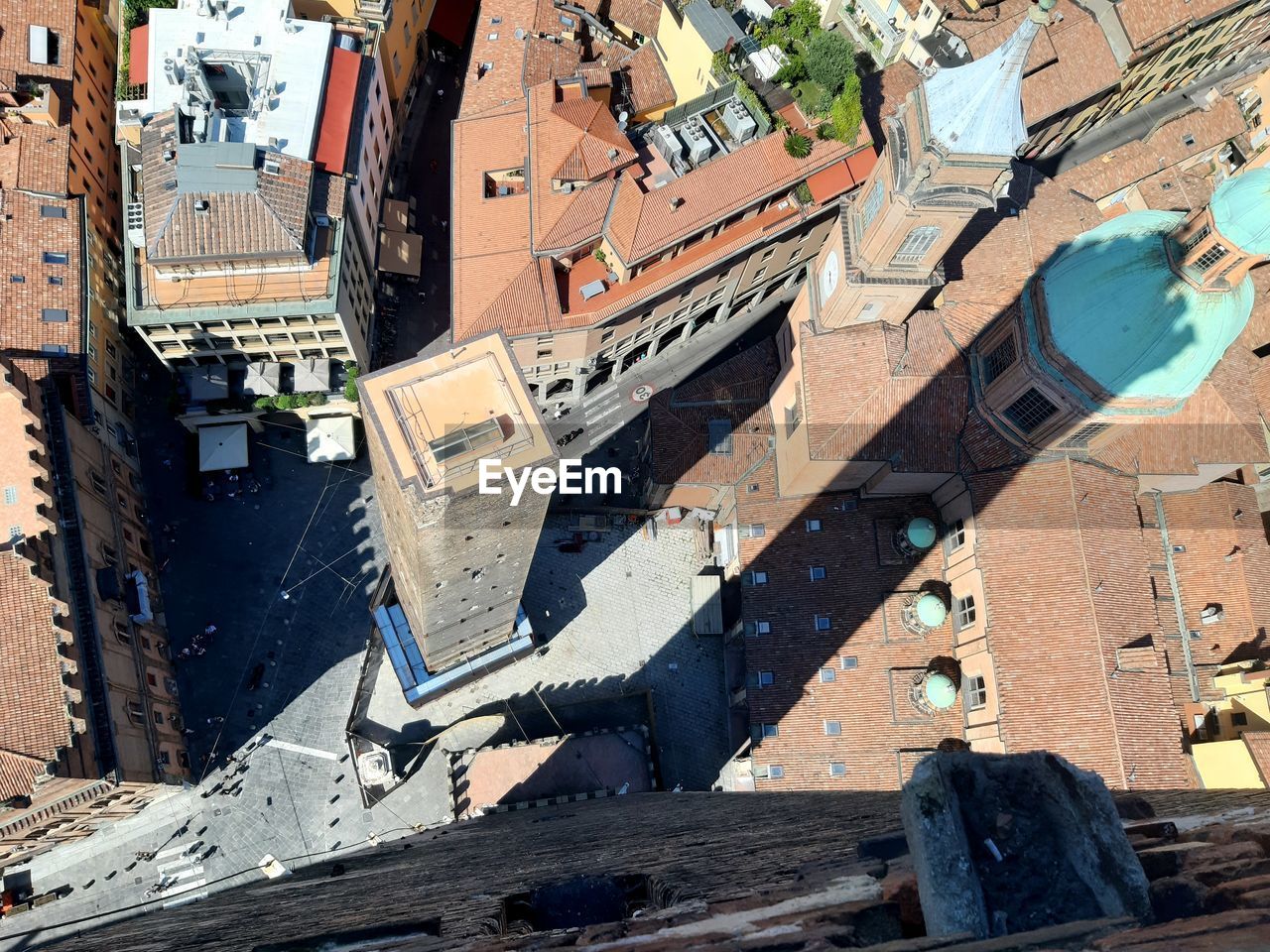 Only for people who have not vertigo,  nice view from asinelli tower, bologna