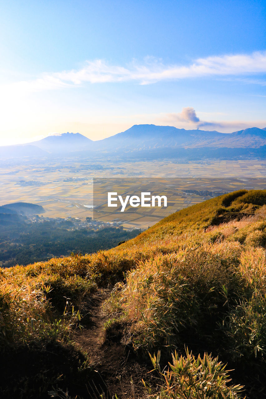 Scenic view of landscape against sky