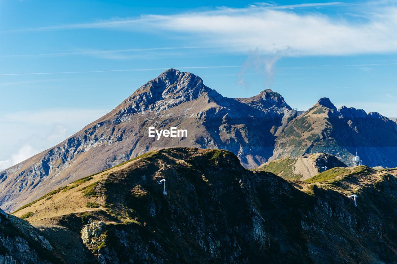 SCENIC VIEW OF MOUNTAIN AGAINST SKY
