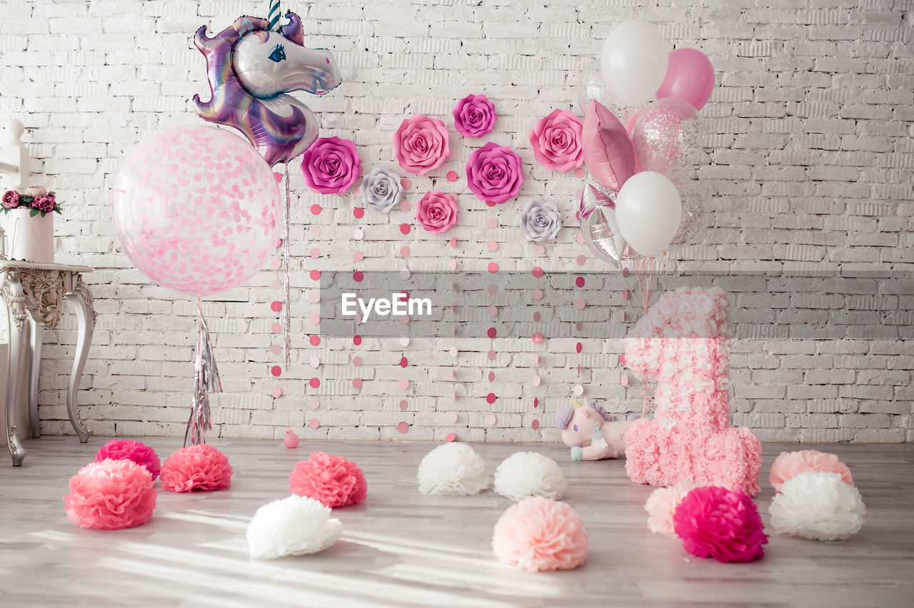 Unicorn decor for children party