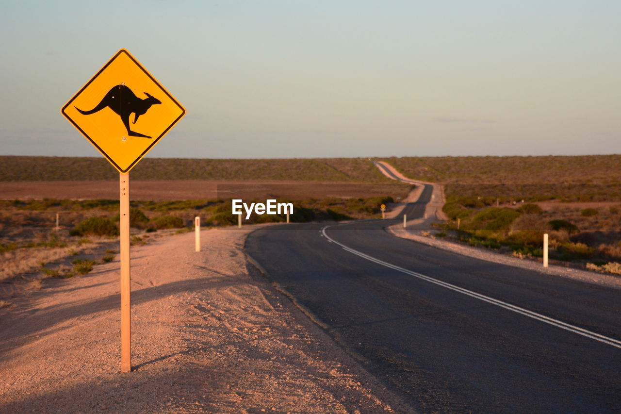 Australian road sign. western australia