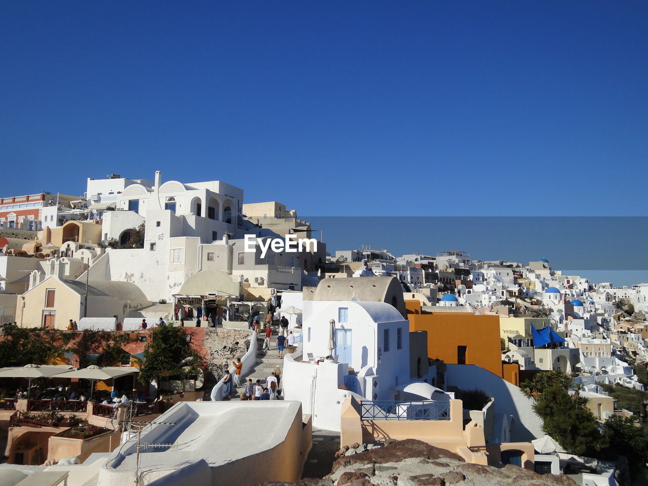 Beautiful view from fira, santorini