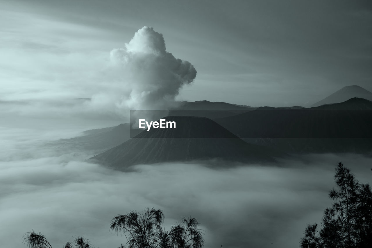 Volcano in indonesia 