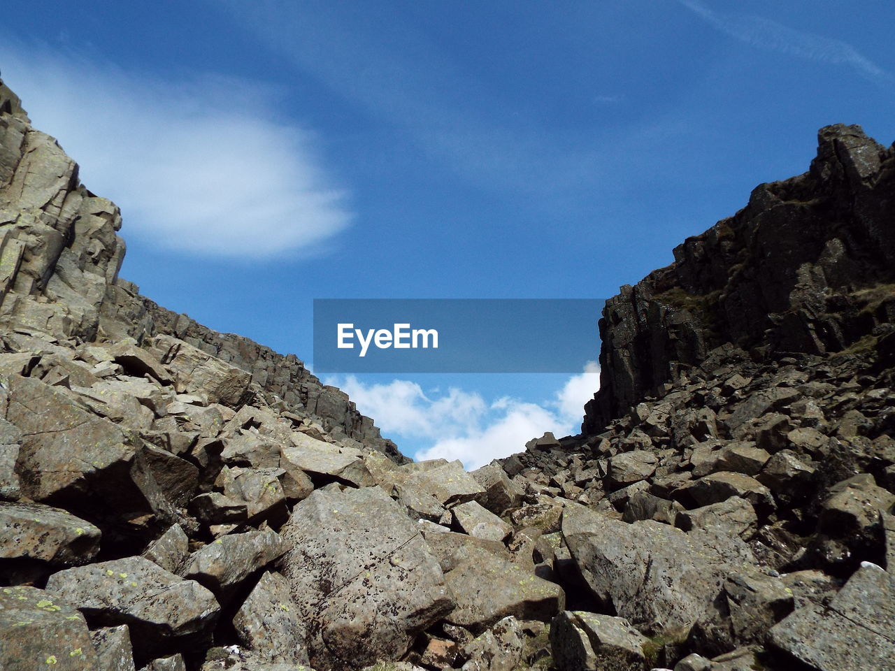 Rock formations against sky