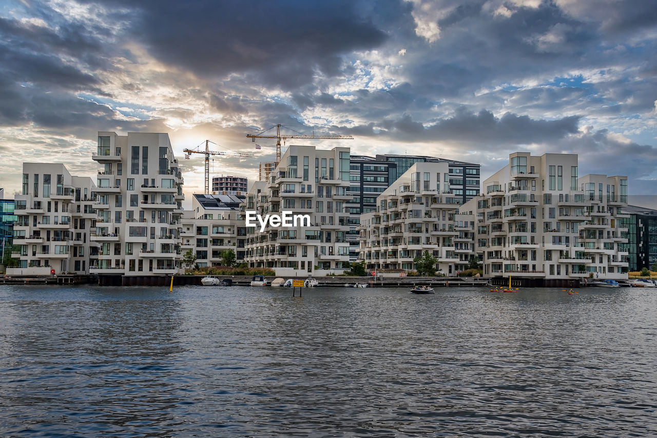 Beautiful canals of copenhagen, the capital of denmark.