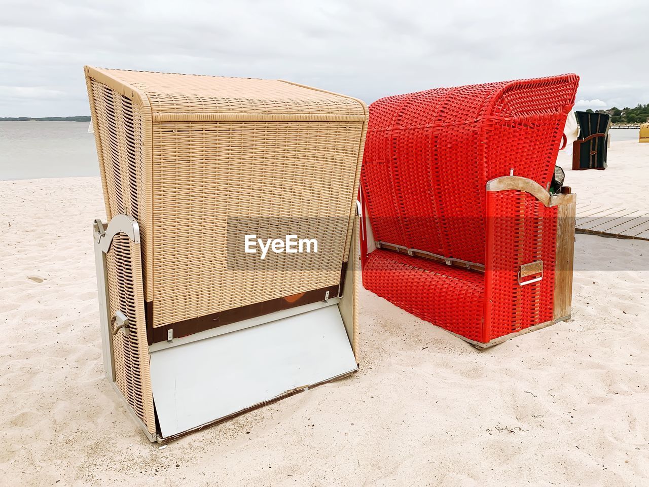 HOODED CHAIRS AT BEACH