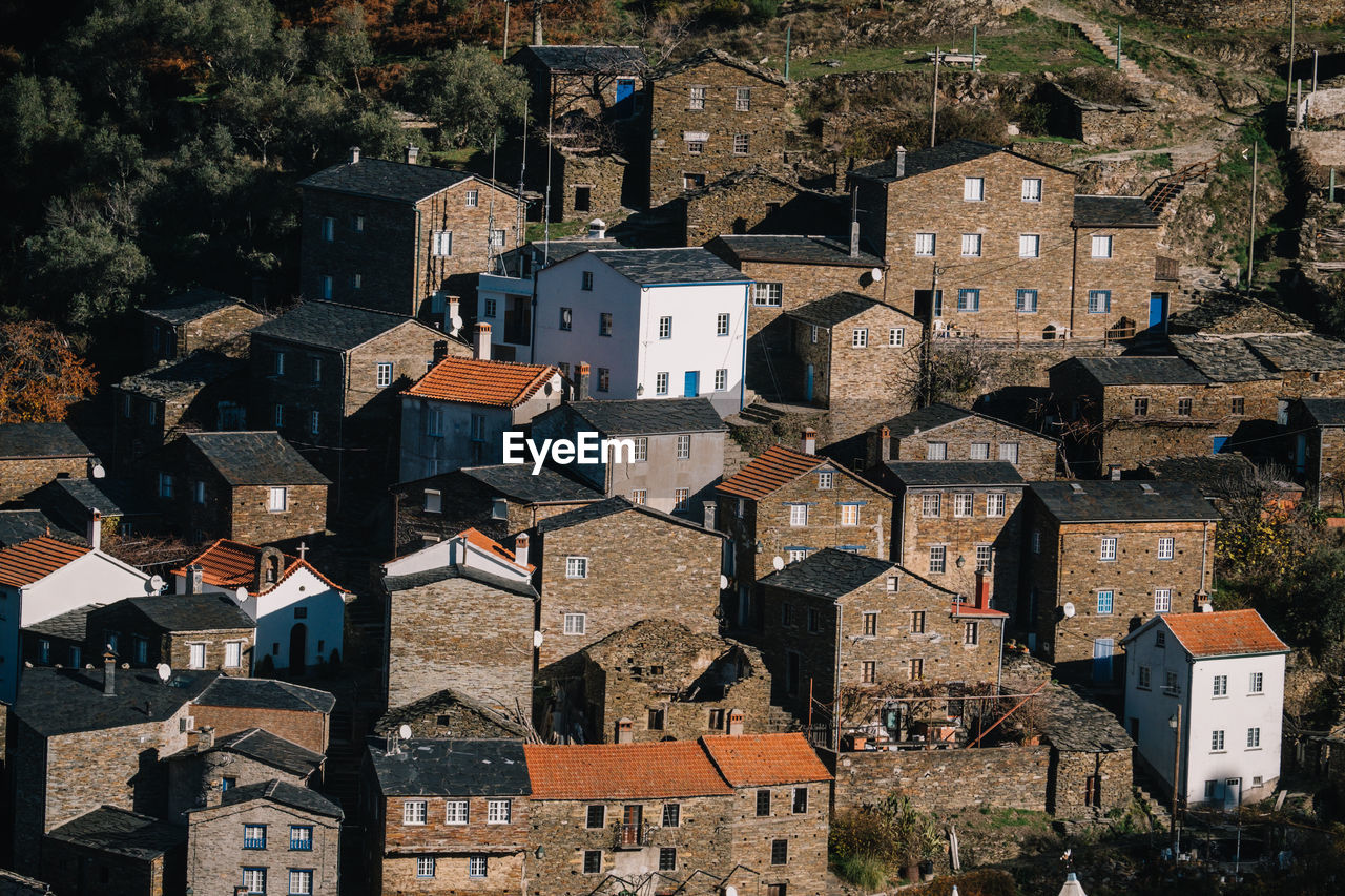 View of buildings in town