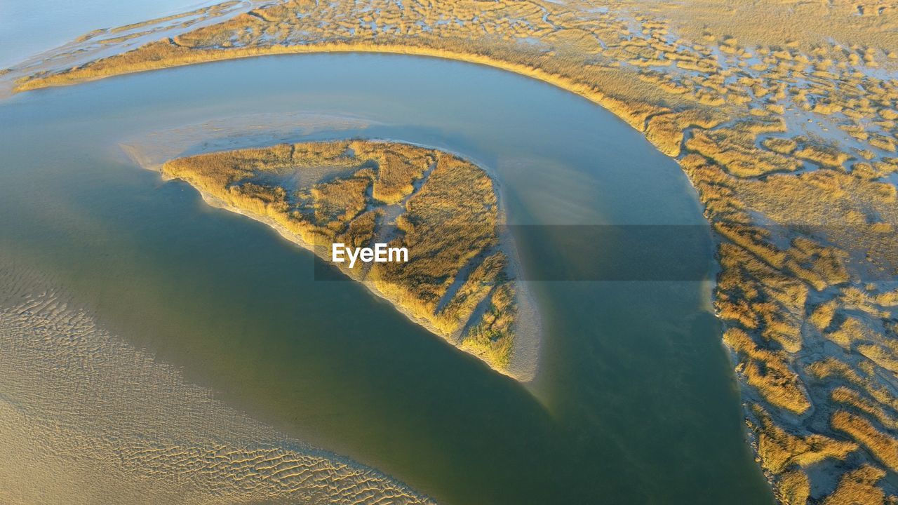 Aerial view of beach