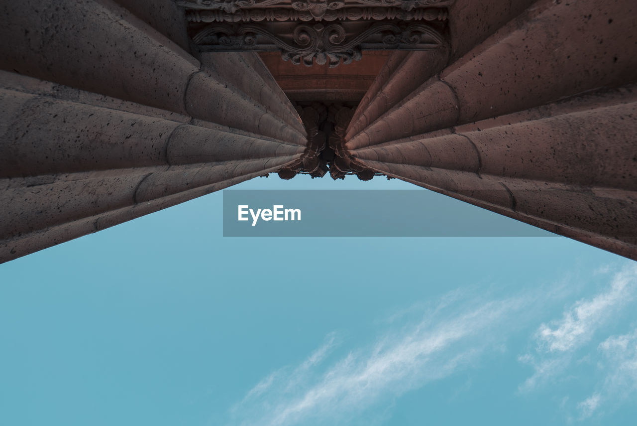 Low angle view of building against sky