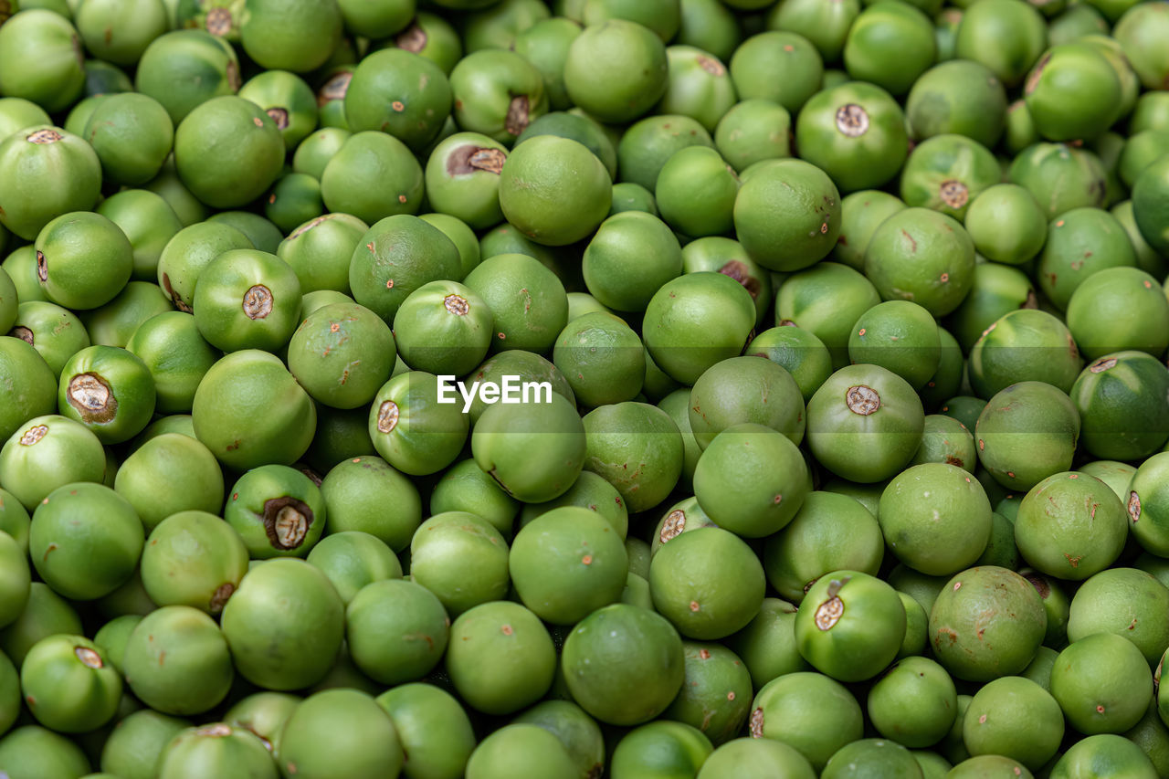 full frame shot of green peas