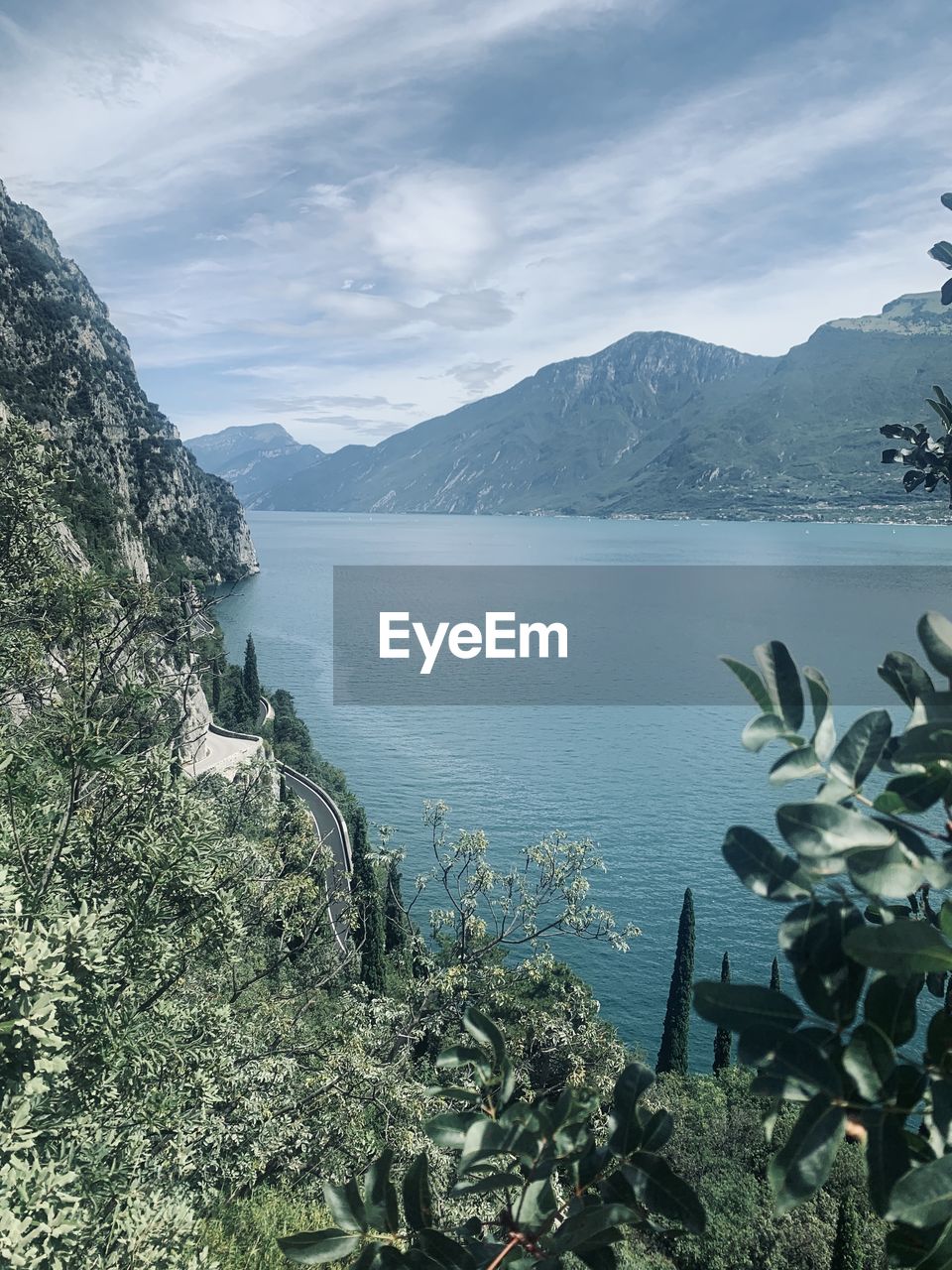 View over lake of garda