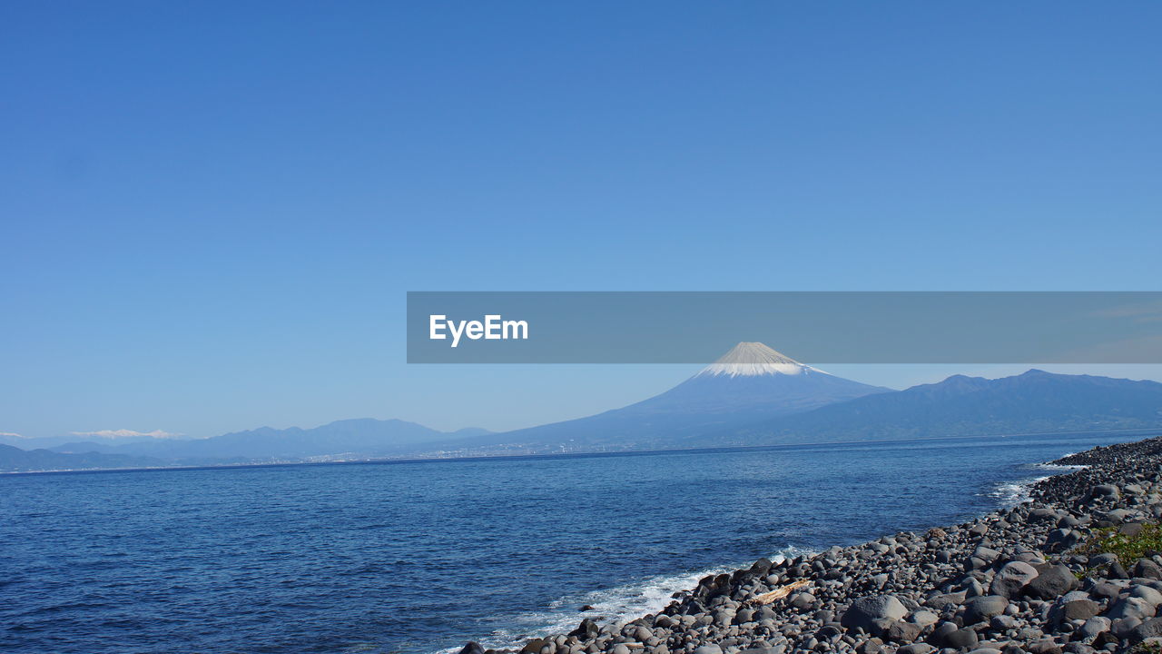 SCENIC VIEW OF SEA AGAINST BLUE SKY