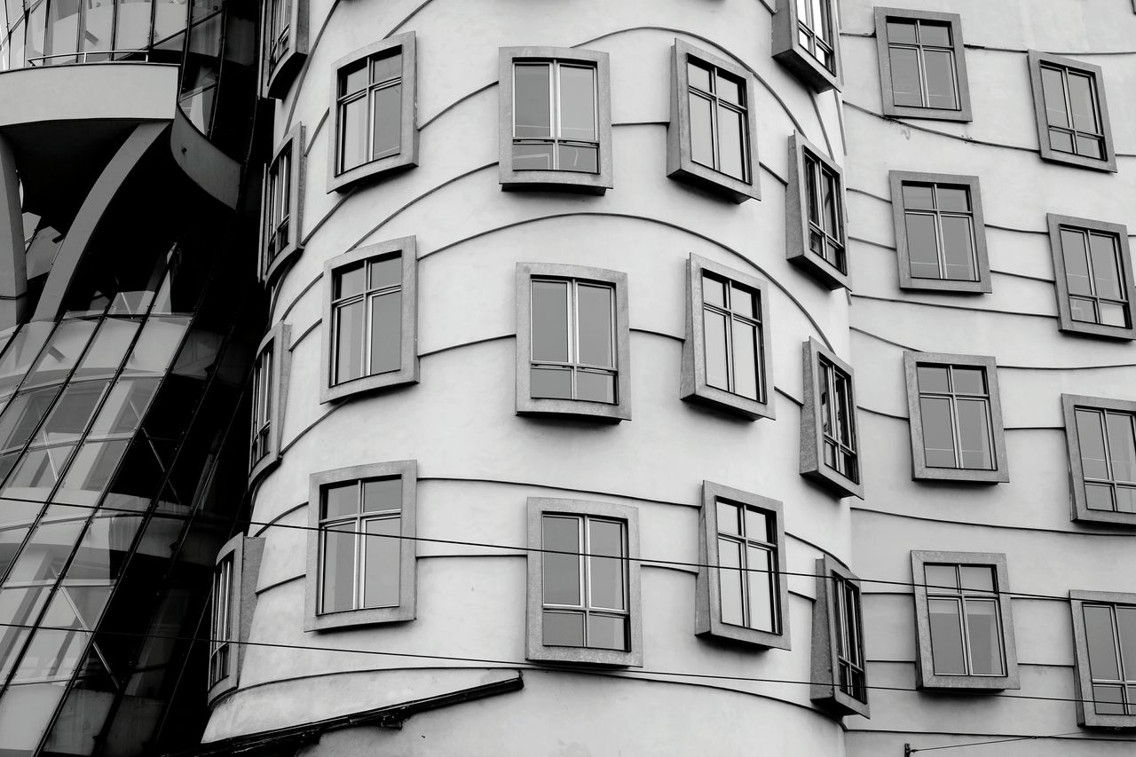 LOW ANGLE VIEW OF BUILDINGS