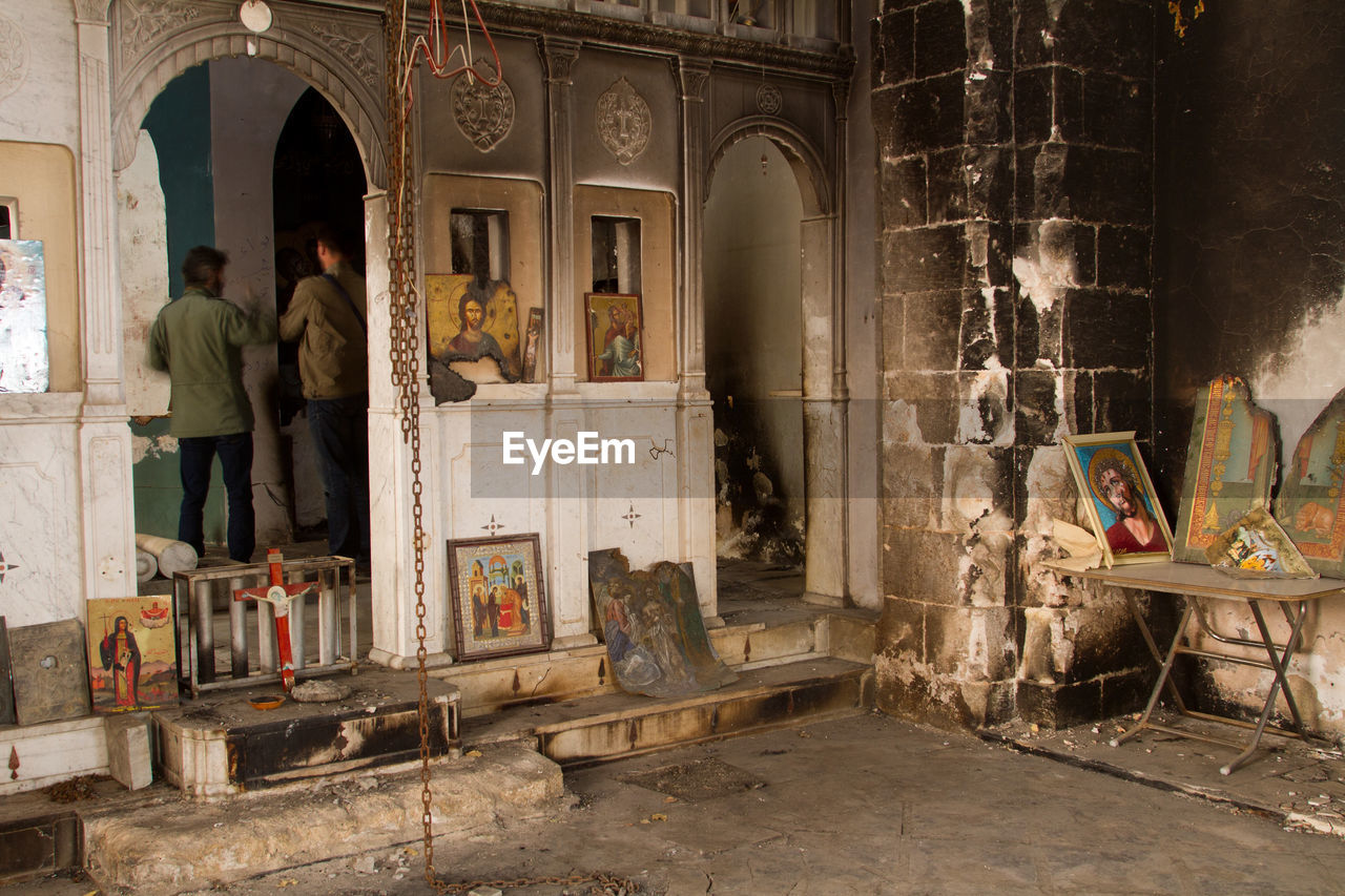 Devastated church in syria