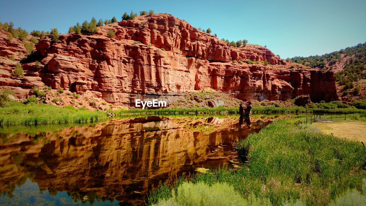 SCENIC VIEW OF ROCK FORMATIONS