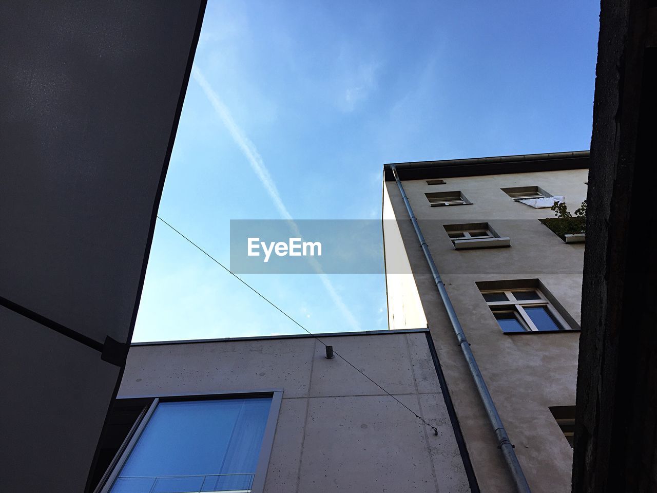 Low angle view of building against sky